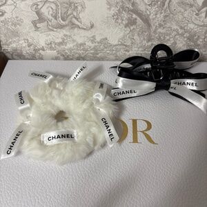 Chanel Hair Clip Set Repurpose From Authentic Chanel Ribbon